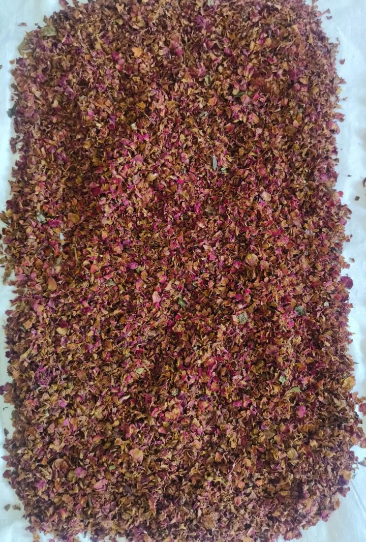 Dried Damask Rose Petals - Culinary Grade